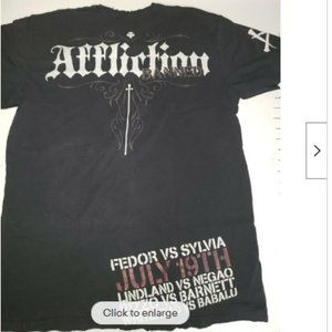 affliction mens extra large shirt